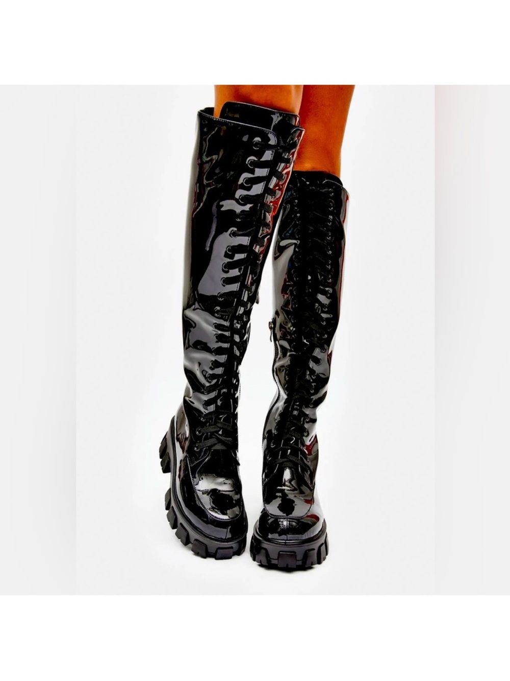 AZALEA WANG | EXCISION KNEE HIGH BOOTS